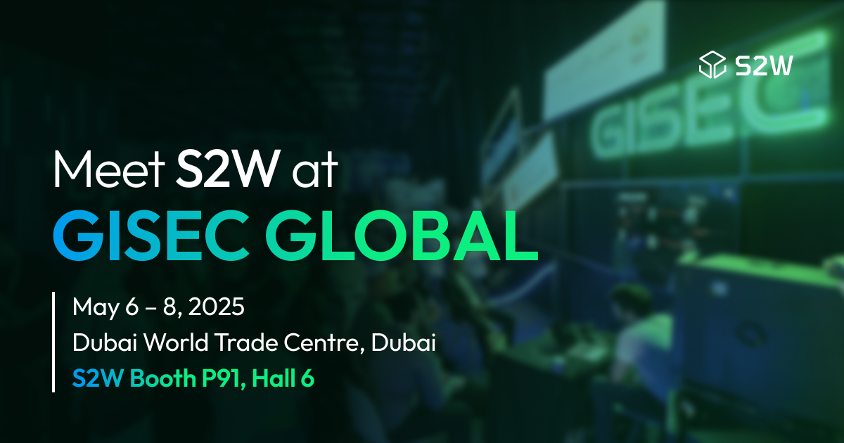 S2W at GISEC Global 2025